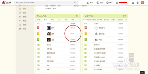 4  往下拉,就能看知道大v们谁的粉丝数量最多啦