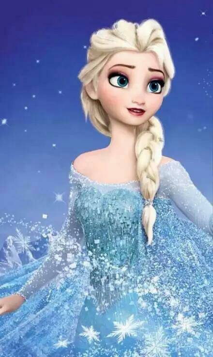 求 冰雪奇缘 艾莎女王 正面高清图片!