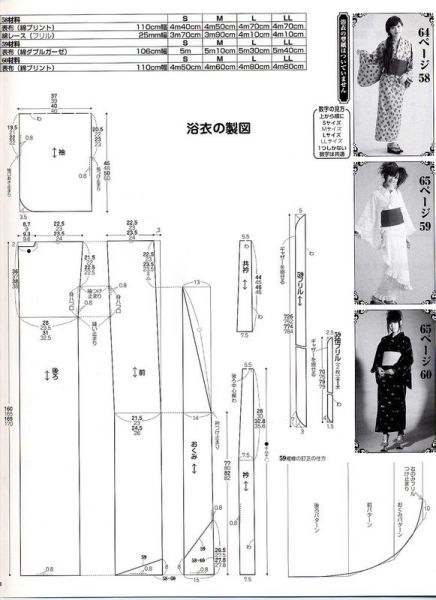 和服制作纸样及步骤方法