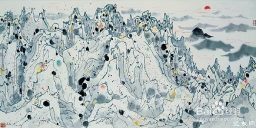 吴冠中山水画欣赏
