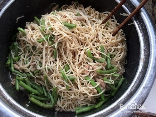 愚人面食之"家常炒面条"