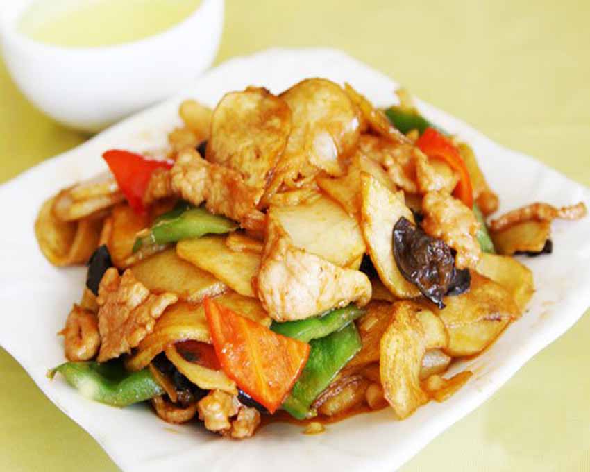 过油肉土豆片