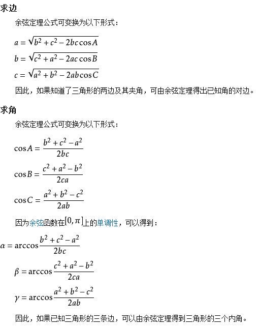 余弦定理公式 不要再追问库库了,物理公式大全拿走!